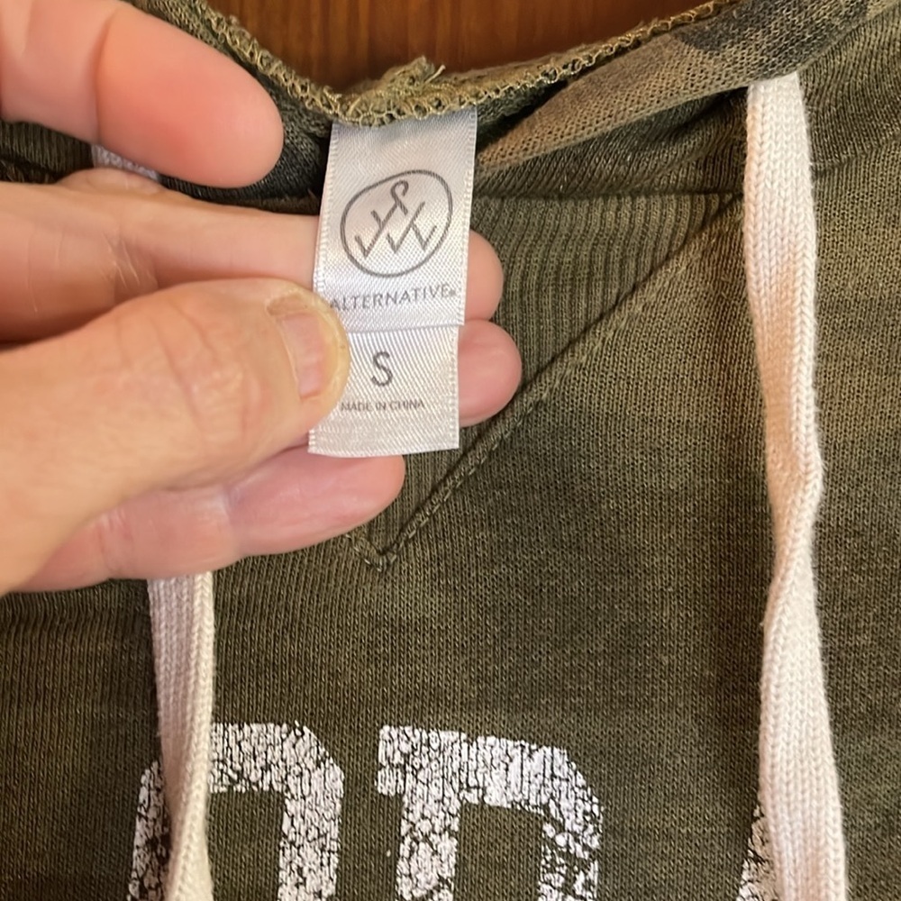 Alternative burnout, long sleeve hooded camouflage CU Colorado pull over - Picture 3 of 5
